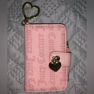 Juicy couture pink macroon logo wallet